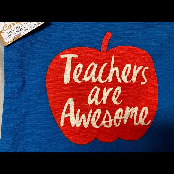 2 “Teachers” small Totes🍎🍎 - Picture 4 of 8